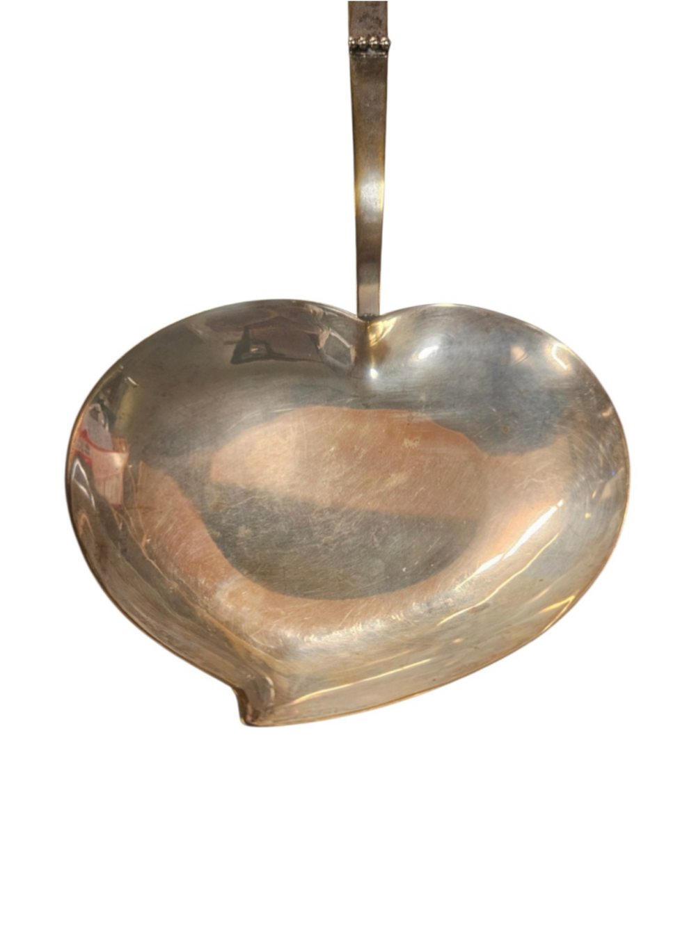 Unbranded Silver Heart-Shaped Serving Spoon, One Size